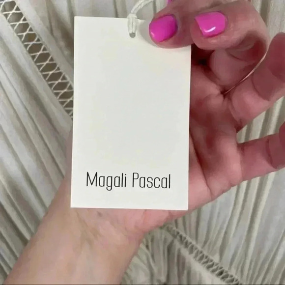 Magali Pascal The Drew Balloon Sleeve Blouse In Dusty White - Picture 9 of 12